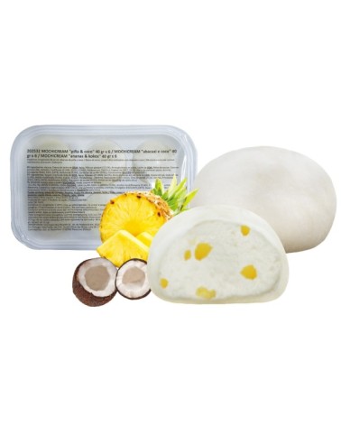 Mochicream Piña y coco 40gr x 6